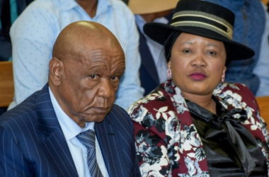 Ex-PM of Lesotho, Thomas Thabane and his wife, Mrs. Maesaiah Thabane