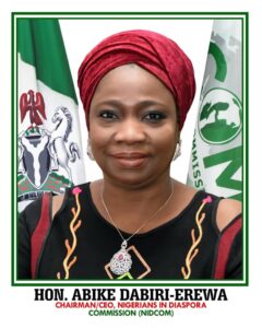 CANADA: AVOID IRREGULAR MIGRATION, IT IS NOT WORTH IT- DABIRI-EREWA ABUJA: NOV. 23, 2023. The Chairman/CEO, Nigerians in Diaspora Commission, (NiDCOM) Hon. Abike Dabiri-Erewa, has urged Nigerians travelling abroad to go legitimately, and with proper documentation to avoid unpleasant consequences. Dabiri-Erewa stated this when she visited some Nigerians in one of the shelters in Brampton, Canada. The NIDCOM Boss sympathised with their condition and urged others planning to travel without proper documentation, arrive the country to seek asylum, to desist, as the situation is getting tougher in many countries, adding that “ it is just not worth it, more often than not”. Pastor Vivian Eruka , who runs the Bethel food bank and works with those in Shelters , informed that the Mayor of Brampton promised to make 800 more beds available and shelter. Mr Wale Rabiu , owner of Matlock bakery donated hundreds loaves of Agege bread to the shelter inmates, while Mr Bayo Adedosu, a Nigerian living in Canada, and an immigration consultant also gave some words of counseling, adding that they should not talk ill about their home country, Nigeria, to avoid future repercussions. Adedosu equally urged them to be patient and law abiding. Migration is a human right issue but must be done legitimately and not irregularly. 